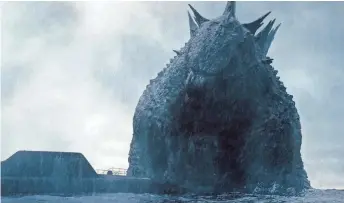  ?? WARNER BROS. PICTURES ?? In “Godzilla: King of the Monsters,” the great monster rises again.