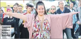  ?? PHOTO: GETTY IMAGES ?? Contest winner Netta Barzilai