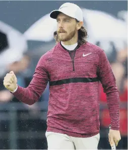  ??  ?? Tommy Fleetwood is leading the British challenge after a brilliant 65.