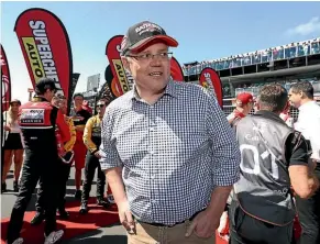  ?? GETTY IMAGES ?? Prime Minister Scott Morrison, pictured at the Bathurst 1000, will have to work to improve Australia’s internatio­nal engagement.