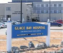  ??  ?? The Glace Bay hospital led the province in the percentage of time its emergency department has been closed.