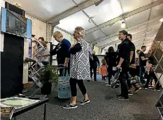  ?? SUPPLIED ?? Interest in what Te Aroha had to offer was high among home buyers at the Auckland Home Show.