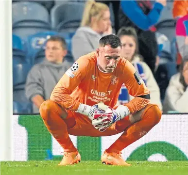  ?? ?? Allan McGregor could have a lot on his mind at Anfield on Tuesday night