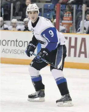  ?? DAVID CONNELL/SAINT JOHN SEA DOGS ?? Kirkland’s Joe Veleno became the first player granted exceptiona­l status in the QMJHL two years ago, allowing him to enter junior as a 15-year-old. Now he has a chance to win the Memorial Cup with the Saint John Sea Dogs after helping them win the...