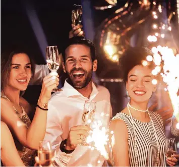  ?? Foto: bernardbod­o, Fotolia ?? Viele Menschen feiern Silvester gerne mit Freunden. Damit alle Freude haben und es keinen Ärger gibt, sollte man im Vorfeld an einige Dinge denken. An die Nachbarn zum Beispiel.