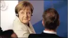  ?? PICTURE: ASSOCIATED PRESS ?? German Chancellor Angela Merkel at an EU summit meeting in Rome on Saturday.