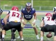  ?? PHOTO BY TOM WEISHAAR — ONE MORE SHOT ?? West Chester University’s Tyler Morrissey is finally healthy and focused, and it’s paying dividends for the Golden Rams, who travel to Lock Haven this Saturday.