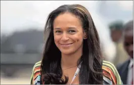  ??  ?? Isabel dos Santos, Africa’s richest woman, says she will not increase her takeover offer for Portugal Telecom.