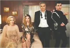  ??  ?? Schitt’s Creek achieved instant success in Canada but
was more of a slow burn in the U. S. and abroad.