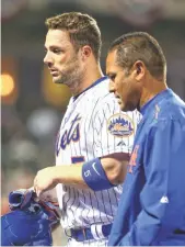  ?? ANDY MARLIN, USA TODAY SPORTS ?? Mets fans’ expectatio­ns were tempered when third baseman David Wright left Tuesday’s game against the Phillies with a hamstring injury.