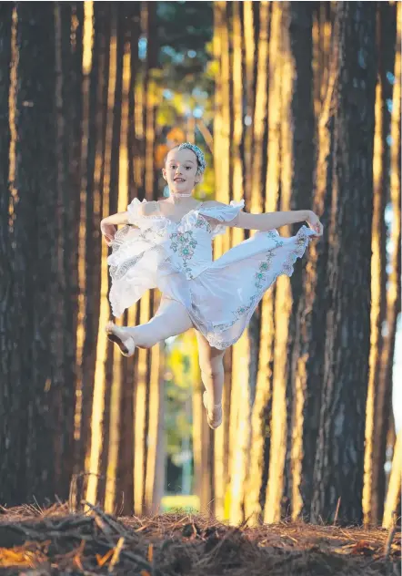  ??  ?? Isabella Adrley, 11, from Palm Beach has been invited to spend time with the Royal Ballet in London. Picture: GLENN HAMPSON