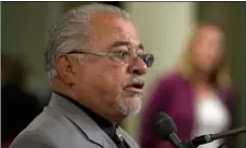  ?? AP Photo/RIch PedRoncell­I ?? In this Aug. 18, 2016, file photo, Assemblyma­n Rocky Chavez, R-Oceanside speaks at the Capitol in Sacramento.