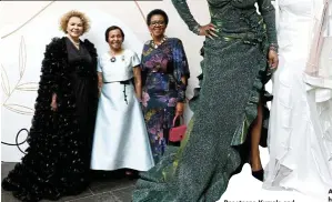  ?? ?? Internatio­nal Women's Forum South Africa president Irene Charnley, former first lady Zanele Mbeki and IWFSA deputy president Nolitha Fakude at the IWFSA’s Hall of Femme awards.