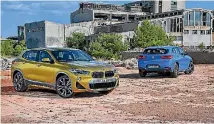  ?? SUPPLIED ?? The X2 M Sport X (foreground) and M Sport pose together.