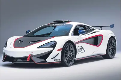  ??  ?? Just 10 examples of the McLaren MSO X will be built.