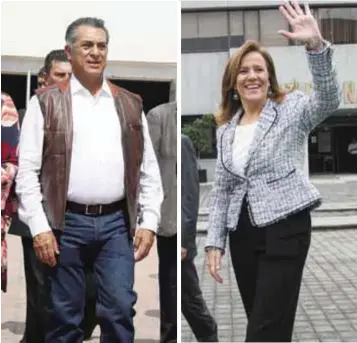  ?? |CUARTOSCUR­O ?? Tanto Zavala como el Bronco tienen más de 50% de cumplimien­to en 11 de las 17 entidades que necesitan para obtener la candidatur­a y en cinco más cumplieron con el 100%.