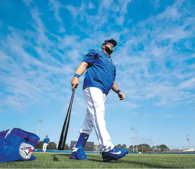  ?? NATHAN DENETTE / THE CANADIAN PRESS FILES ?? Slugger Kendrys Morales, the Jays’ big free-agent signing, will be counted on at DH to make up for the production lost after ex-Blue Jay Edwin Encarnacio­n signed with the reigning AL champion Cleveland Indians in the off-season.