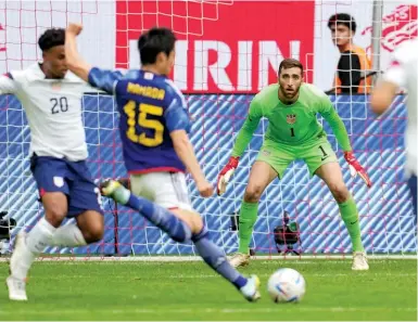  ?? ?? PLAYING CATCH-UP Matt Turner did not start playing soccer until he was 16—rare for top footballer­s: “It shows anything is possible if you’re willing to learn.”