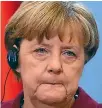  ?? PHOTO: REUTERS ?? Angela Merkel’s chances of re-election have been weakened by her open-door refugee policy, which has let more than a million migrants into Germany since the start of 2015.