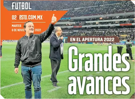  ?? ?? Mikel Arriola mostró un panorama actual alentador del futbol nacional.