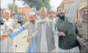  ??  ?? Syed Ali Shah Geelani, former chairman Hurriyat Conference, at a protest in Srinagar in 2016. REUTERS ARCHIVES