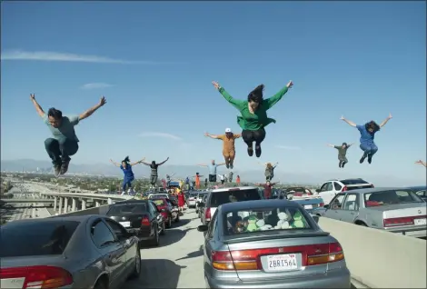  ?? DALE ROBINETTE — LIONSGATE VIA AP ?? This image released by Lionsgate shows a dance scene from the Oscar-nominated film, “La La Land.”