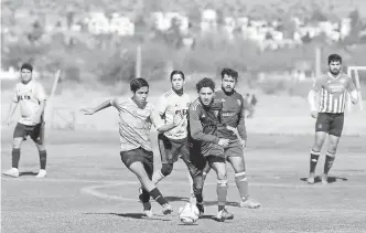  ?? LEÓN CARMELO ?? El goleador
Eduardo Mora anotó en cinco ocasiones