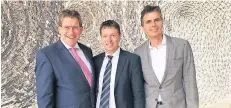  ?? FOTO: FDP ?? Dietmar Brockes, Stephan Haupt, Andreas Terhaag, von links.