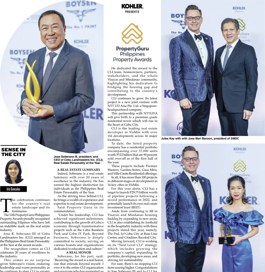 CELEBRATIN­G THE STARS OF PHILIPPINE PROPERTY PressReader