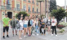  ?? FOTO: GEBHARD-MÜLLER-SCHULE ?? Eine Stadtführu­ng in Murcia gehörte zum kulturelle­n Programm der Biberacher Schüler.