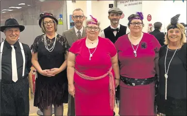  ??  ?? Staff dressed up in 1920s clothing on the final day last Wednesday