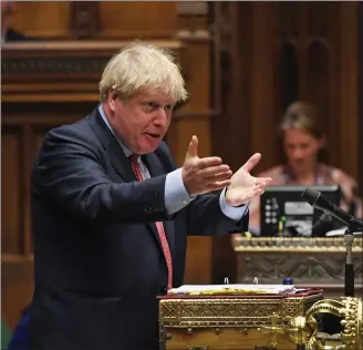  ??  ?? Boris Johnson insisted his plans for an internal market within the UK are ‘pro-devolution’