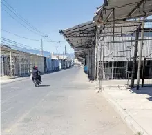  ?? ?? Negocios han optado por cerrar a temprana hora