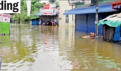  ??  ?? Illegal constructi­ons led to a number of towns going under water after the recent rains