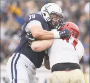  ?? Gregory Payan / Associated Press ?? The Game between Yale and Harvard will be played at Fenway Park in Boston in 2018.