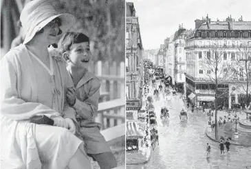  ?? The Cassirer Family Trust/public domain ?? Lilly Cassirer, pictured with her grandson Claude, owned a valuable Pissarro painting in Berlin in the 1930s. The Impression­ist painting, right, was seized by the Nazis in 1939 and now hangs at the Thyssen-Bornemisza Museum in Madrid. Cassirer’s great-grandson is in a legal battle to get the painting from the Spanish museum.