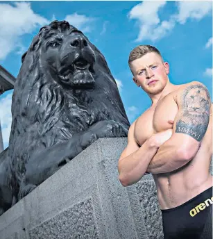  ??  ?? Roaring success: Adam Peaty finds himself being studied by rivals now