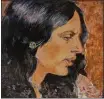  ?? COURTESY OF SEAGER GRAY GALLERY ?? Joan Baez’s self-portrait, “Black is the Color,” is featured in “Mischief Makers 2” at the Seager Gray Gallery in Mill Valley. A virtual reception with Baez is Jan. 9.