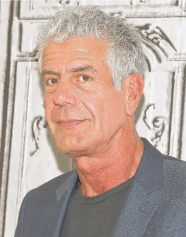  ?? ANDY KROPA/ INVISION/ AP ?? Anthony Bourdain, 61, was found dead June 8 in his hotel room in Kaysersber­g, France.