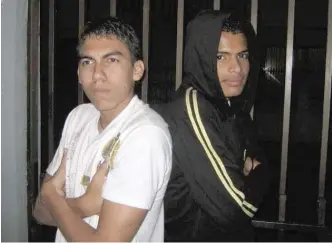  ?? PROVIDED PHOTOS ?? Andrés Mauricio Vásquez Lasso (left) and childhood friend Brayan Liloy.