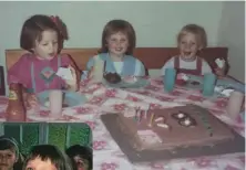  ??  ?? Top and clockwise from left: Special birthday cakes were part of the joy of Sylvia’s childhood, and now she’s creating them.