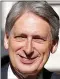  ??  ?? “On manoeuvres”: Chancellor Philip Hammond has been touted as a caretaker leader, but a source close to him denied he was drumming up votes