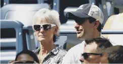  ??  ?? Judy Murray watches Andy in action at Flushing Meadows.