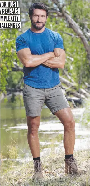  ?? ?? Australian Survivor host Jonathan LaPaglia.