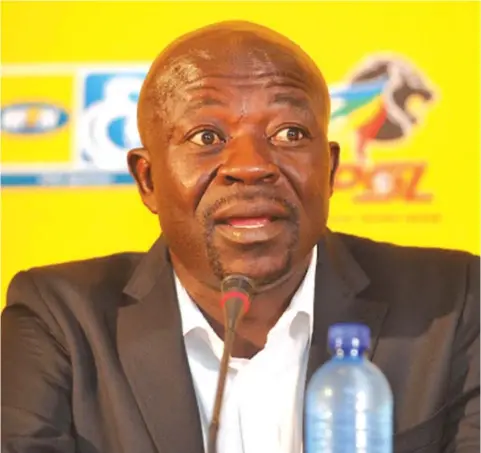  ??  ?? DEFINING MOMENT . . . Zimbabwean coach Kaitano Tembo has been told that a victory in the MTN8 today could have a huge bearing in securing him a contract extension as SuperSport United head coach