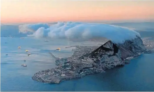  ??  ?? Gibraltar en una imagen aérea.