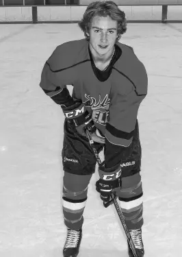  ??  ?? Exciting Brookfield Elks rookie centre Callum Mcandrew has returned to the lineup following a serious early season injury.