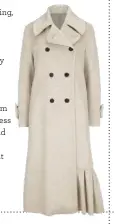  ??  ?? Coat, £360, 8-18, Eudon Choi for Modern Rarity (johnlewis.com)