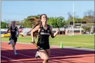  ?? Tim Godbee ?? The Calhoun High School girls track and field team won the Region 7-5A championsh­ip this week and will send a large contingent to next week’s 5A Sectionals meet.