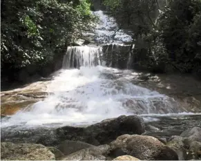  ??  ?? Lata medang is adjacent to an orang asli village.